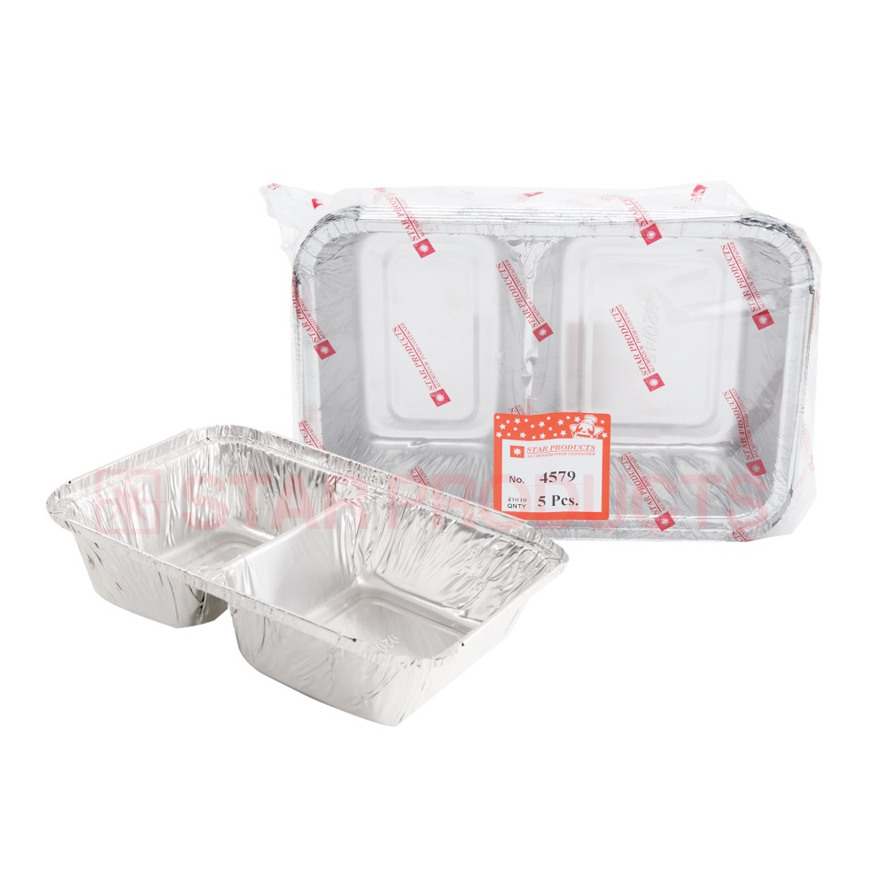 Star products foil trays No. 4571-P with plastic lids - alufoilstar