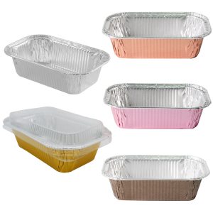 4618-P STAR PRODUCTS ALUMINIUM CONTAINER WITH LID Rectangle Shape